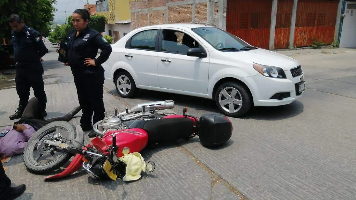 accidente motociclista cobrados